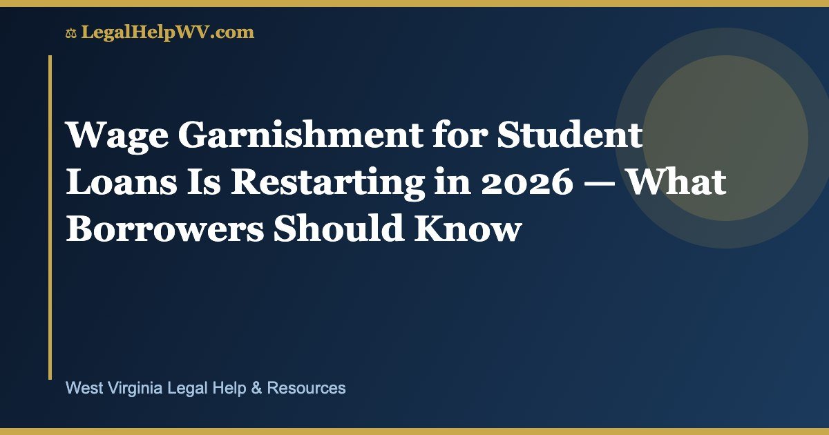 Wage Garnishment for Student Loans Is Restarting in 2026 — What Borrowers Should Know